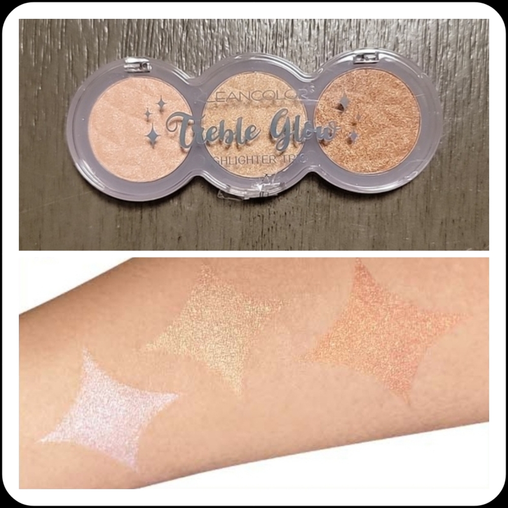 2 FOR $20. Kleancolor "Treble Glow - Pinky Moon" Highlighter Trio